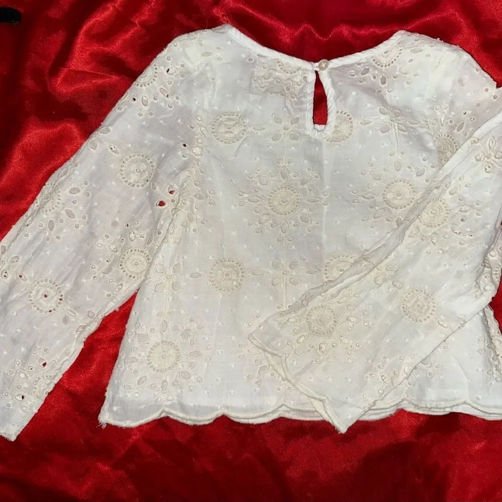 PEEK‎ girls ivory top